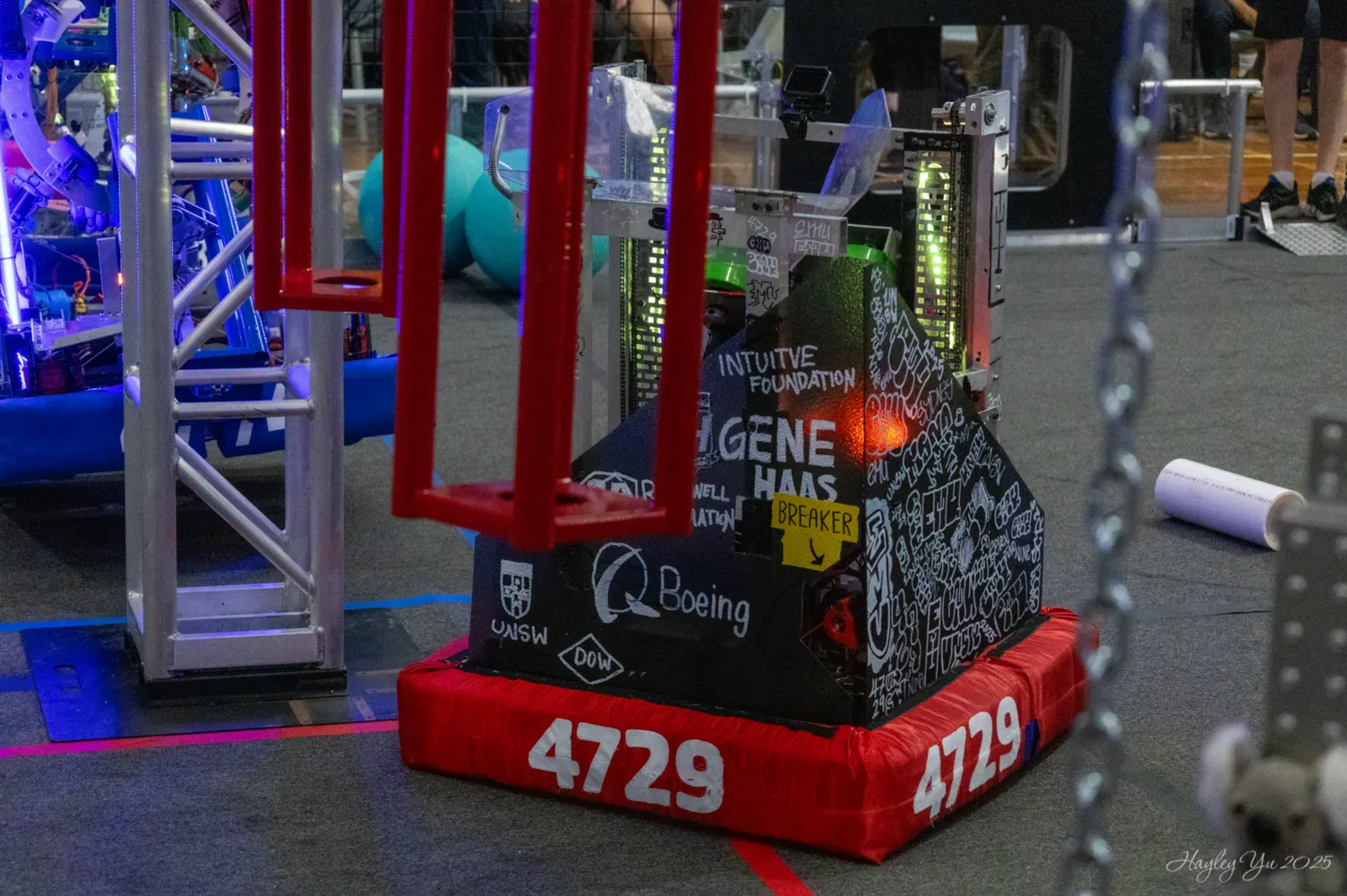 EMU Robotics 2025 robot in game